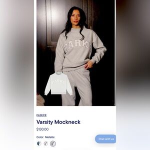 Parke Varsity sweatshirt, S/M